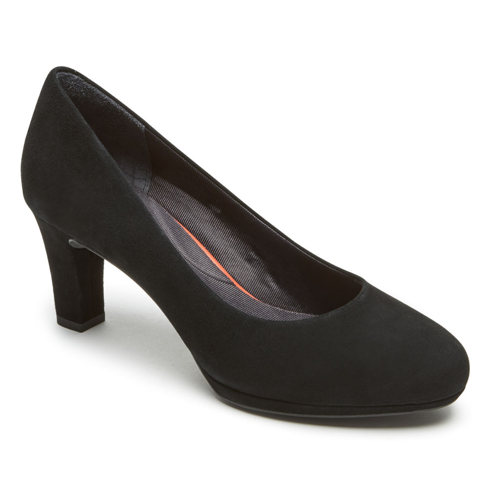 Rockport Singapore Womens Pumps - Total Motion Leah Black - FS4938206